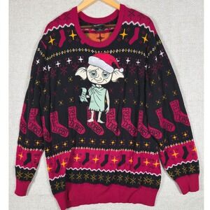 Harry Potter Dobby Santa Hat Holiday‎ Sweater BoxLunch Exclusive Size 2X